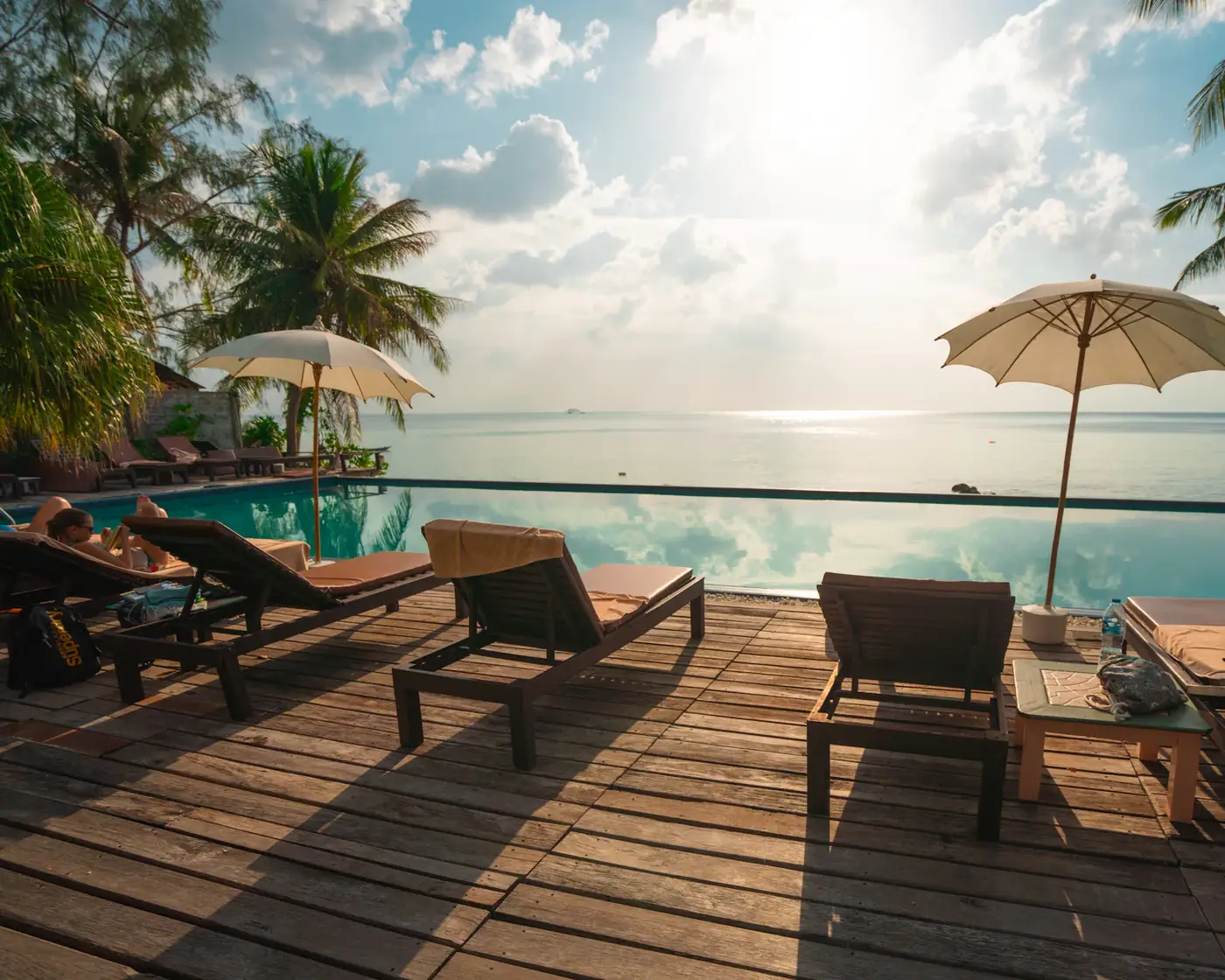 Deck at sunrise